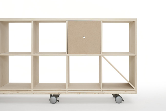 引き出しボックス 1列（本棚 奥行350専用）