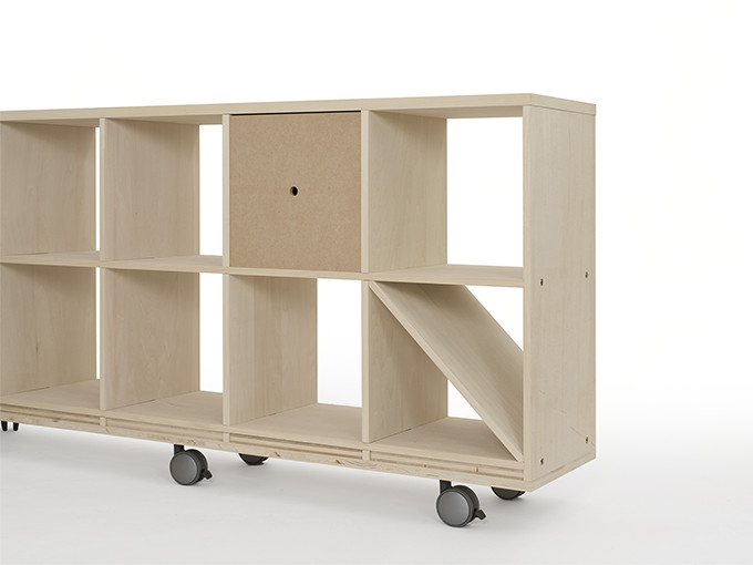 引き出しボックス 1列（本棚 奥行350専用）