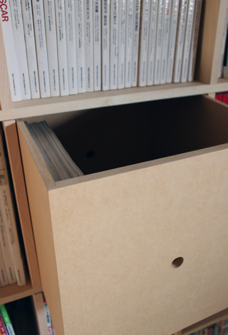 引き出しボックス 1列の使用例